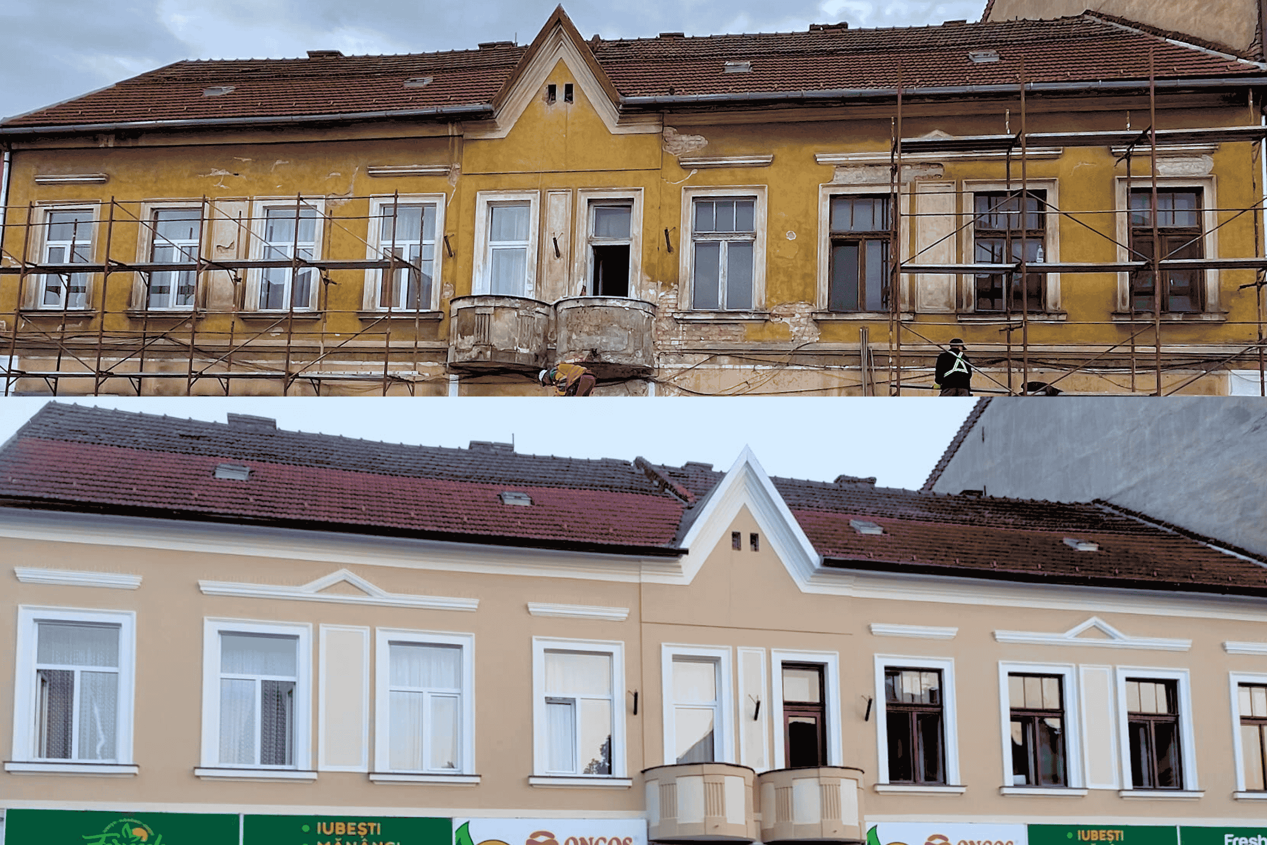 amendă fațadă deteriorată