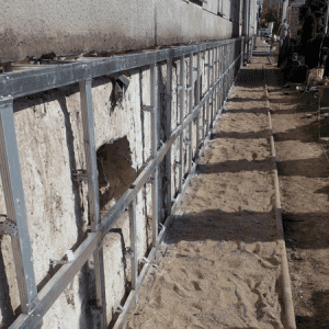 Ministerul Apărării – Montare structură plăci fibrociment